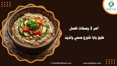 طريقة عمل طبق بابا غنوج